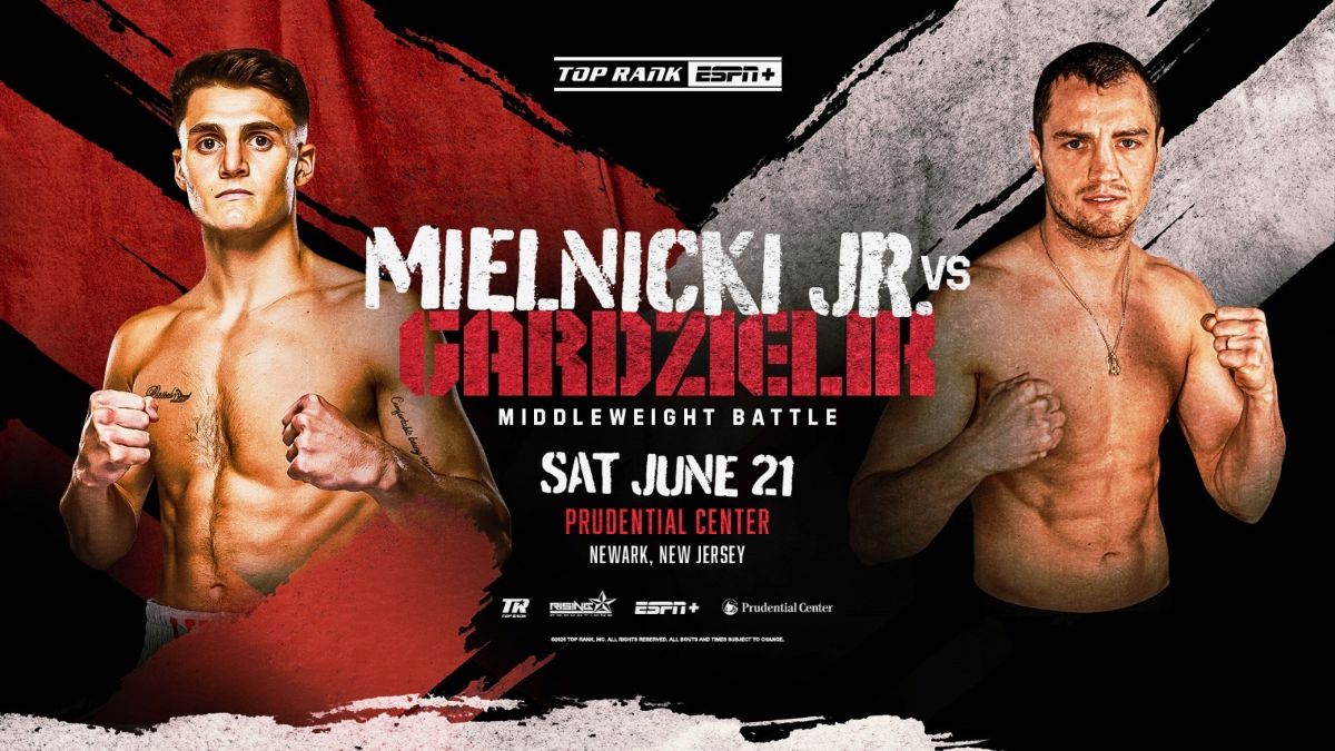 Vito Mielnicki Jr vs Kamil Gardzielik Set For June 21 in Newark, NJ