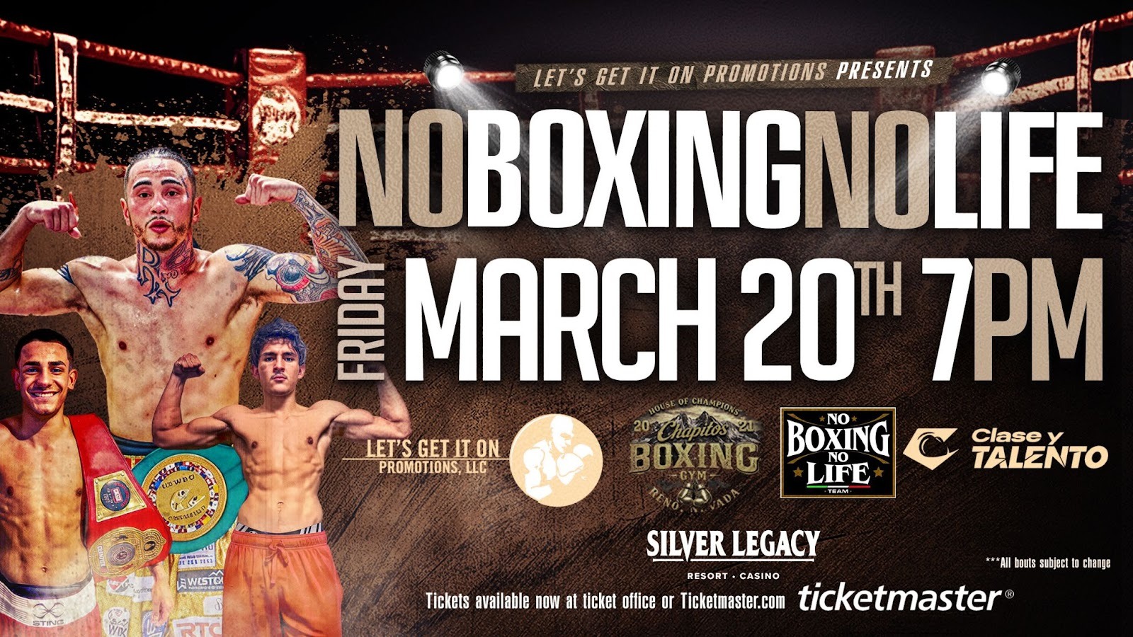 Let’s Get It On Promotions’ Terry Lane Talks About Bringing Boxing To Reno, NV on Friday Night