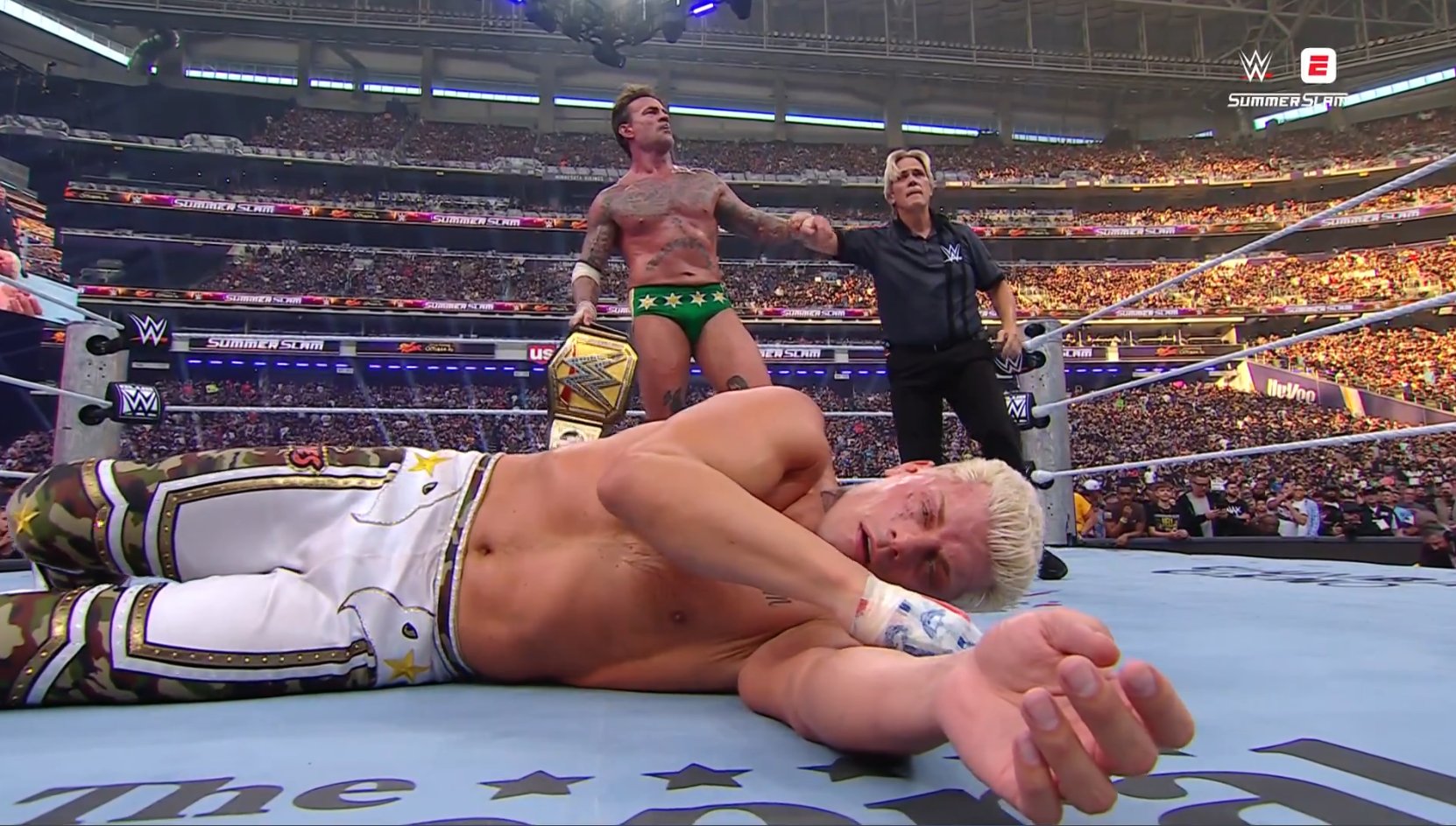 WWE SummerSlam Night 1 Results: Randy Orton Costs Cody Rhodes, Oba Femi Wins HIAC Match
