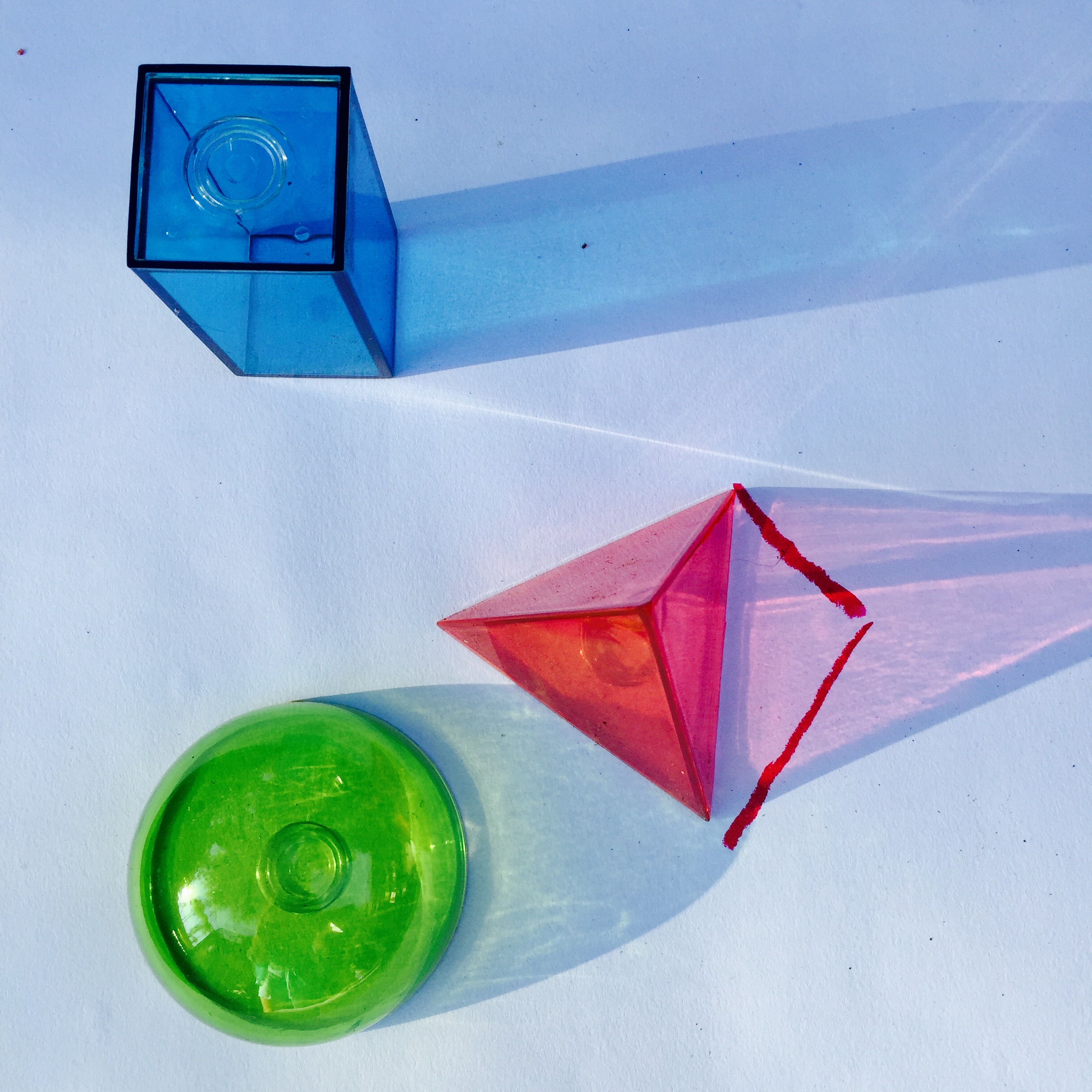 geometric solids, light, STEAM KIDS, Wee Warhols, Austin