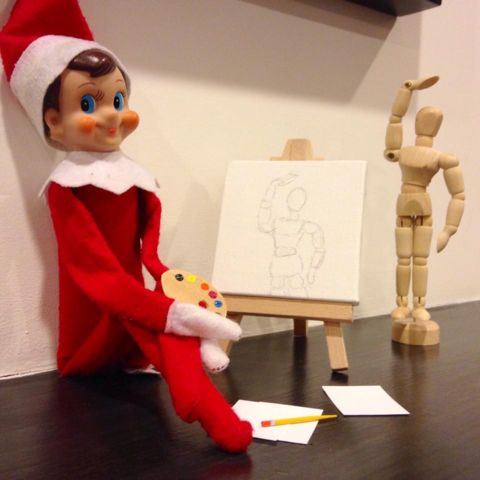 Elf on the shelf, elf, Wee Warhols, Austin tx, Christmas tradition, holiday season, top secret operation, santa's helper