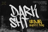 Product image of Darksht – Urban Graffiti Font