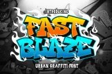 Product image of Fast Blaze – Urban Graffiti Font