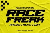 Product image of Race Freak – The Ultimate Racing Font