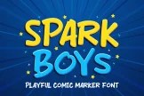 Product image of Spark Boys – Playful Comic Marker Font