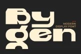 Product image of Bygen – Modern Display Font