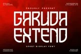 Product image of Garuda Extend – Sport Display Font