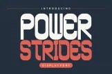 Product image of Power Strides – Powerful Display Font