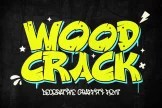 Product image of Wood Crack – Decorative Graffiti Font