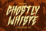 Product image of Ghostly Whispe – Brush Horror Font
