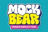 Product image of Mock Bear – Unique Display Font