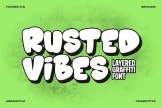 Product image of Rusted Vibe – Layered Graffiti Font
