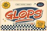 Product image of Glops – Retro Brush Font