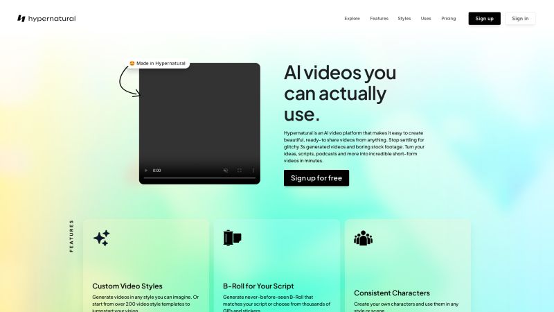Hypernatural Ai Video Editor - Perfect Abstract Photo - 8K