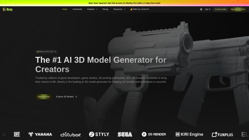 Meshy Ai - Elegant Sunset Illustration - Ultra HD