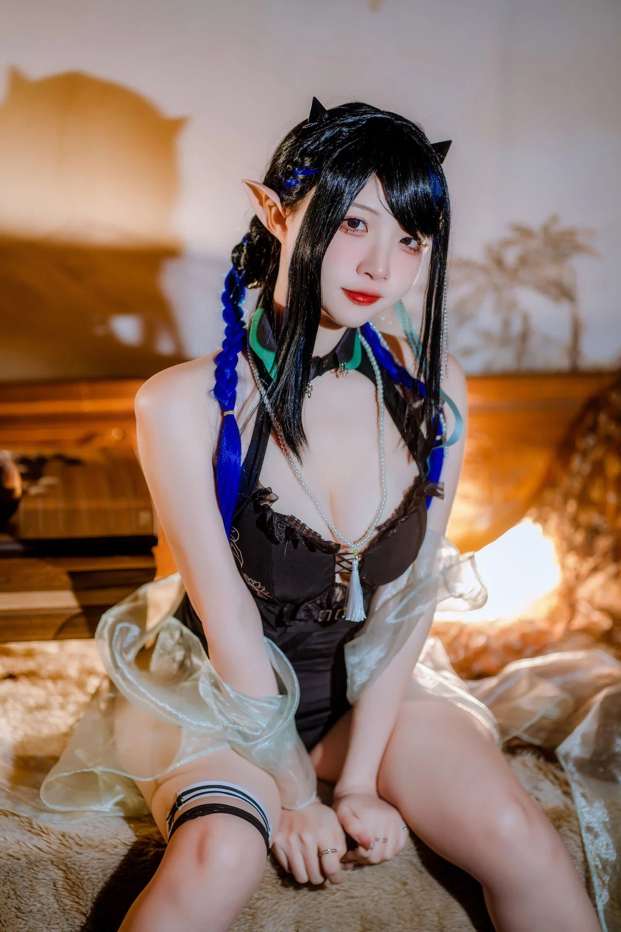 二佐Nisa – 夜半泳裝