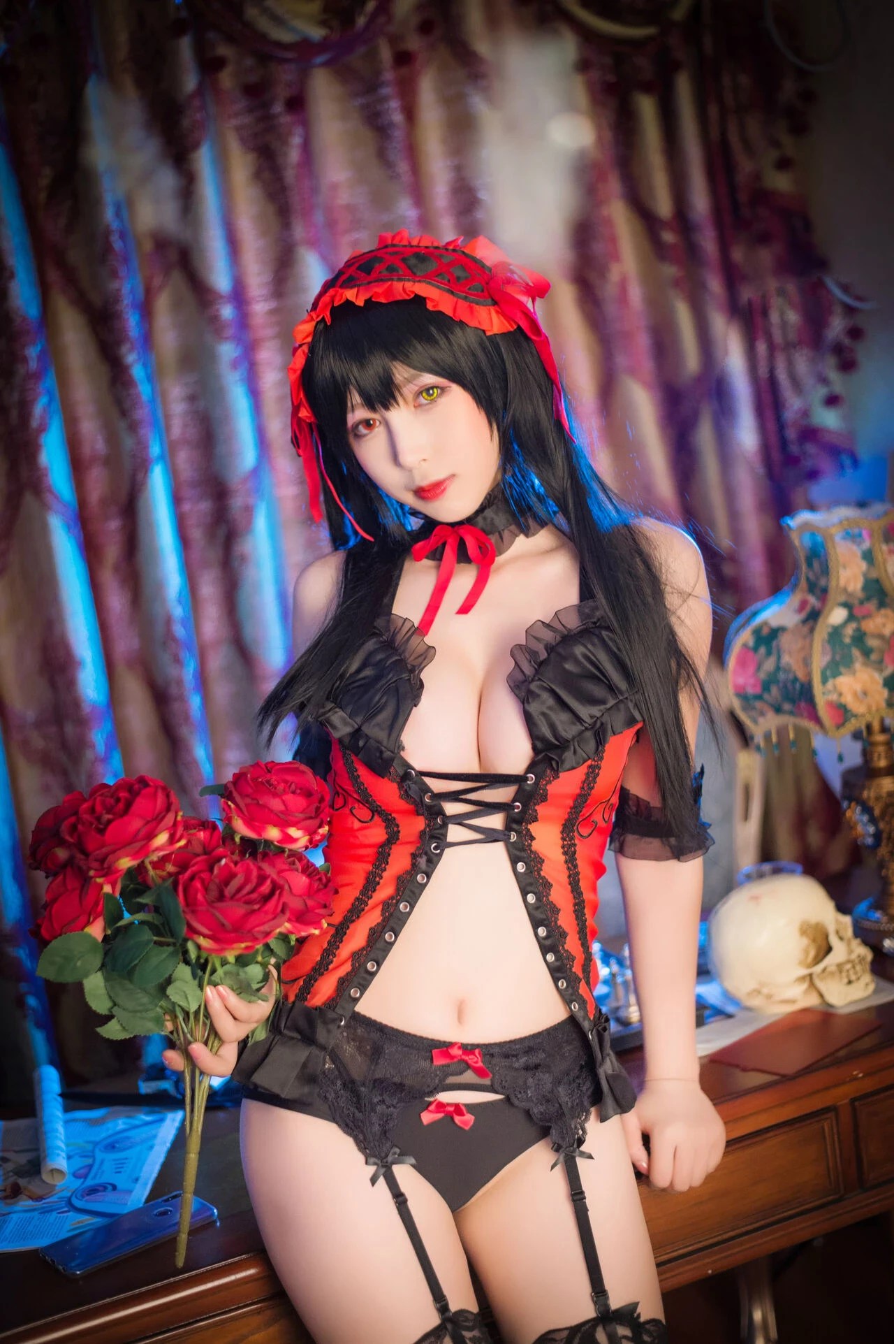 [黑米粥(小酥醬)] Tokisaki Kurumi Underwear