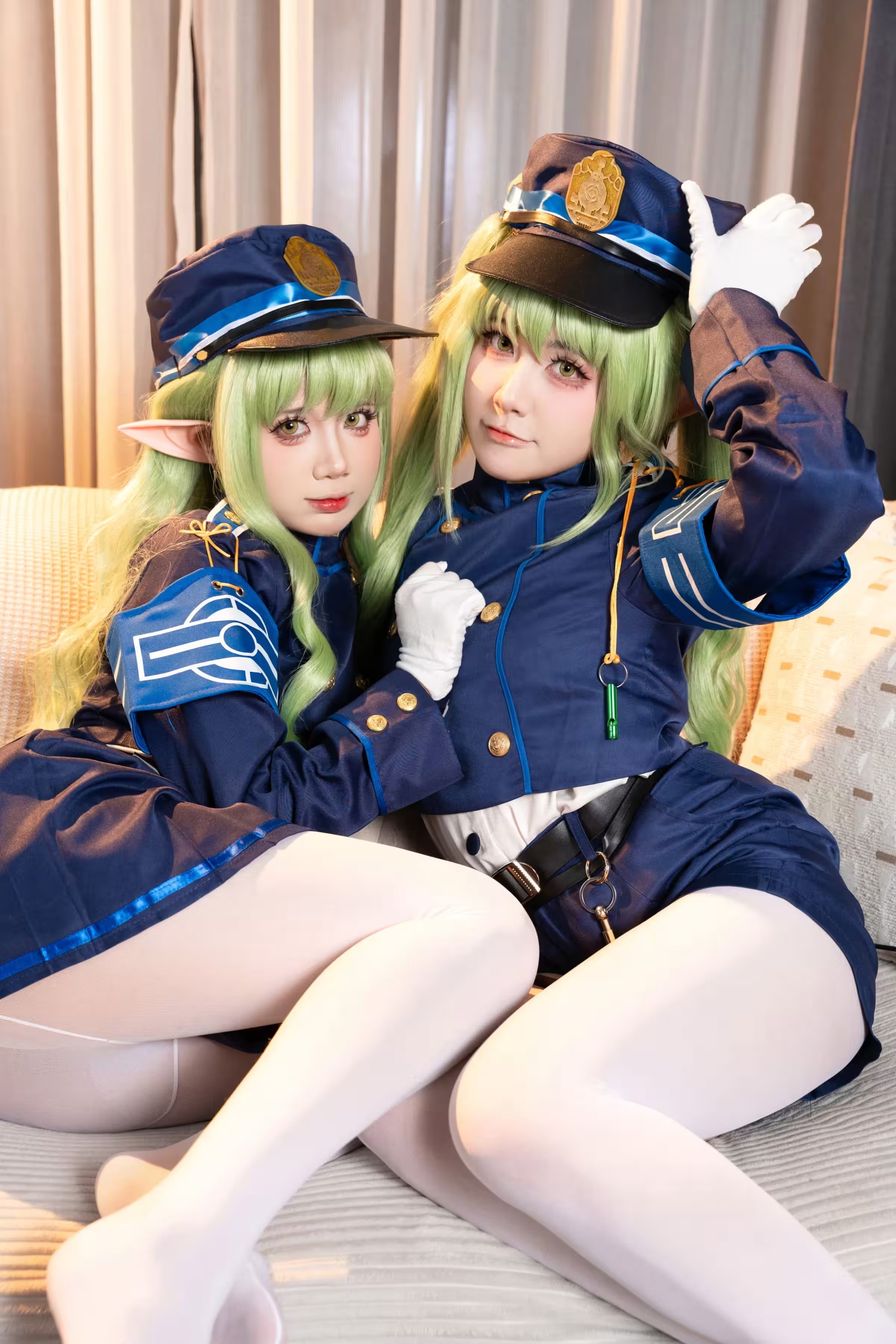 [Cosplay] PoppaChan – Blue archive – nozomi & hikari (50 Photos)
