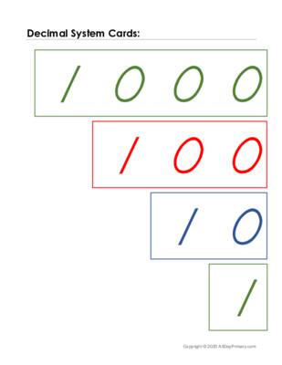 the decimal system all day primary