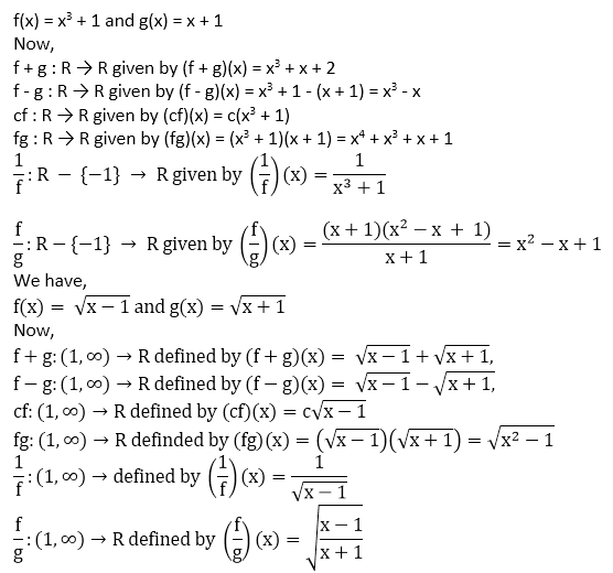 R D Sharma Solutions Class 11 Math Chapter 3 Functions
