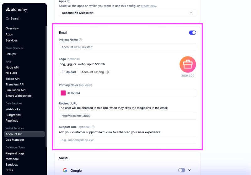 Social Login Authentication Alchemy Docs - Amazing Geometric Background - 4K