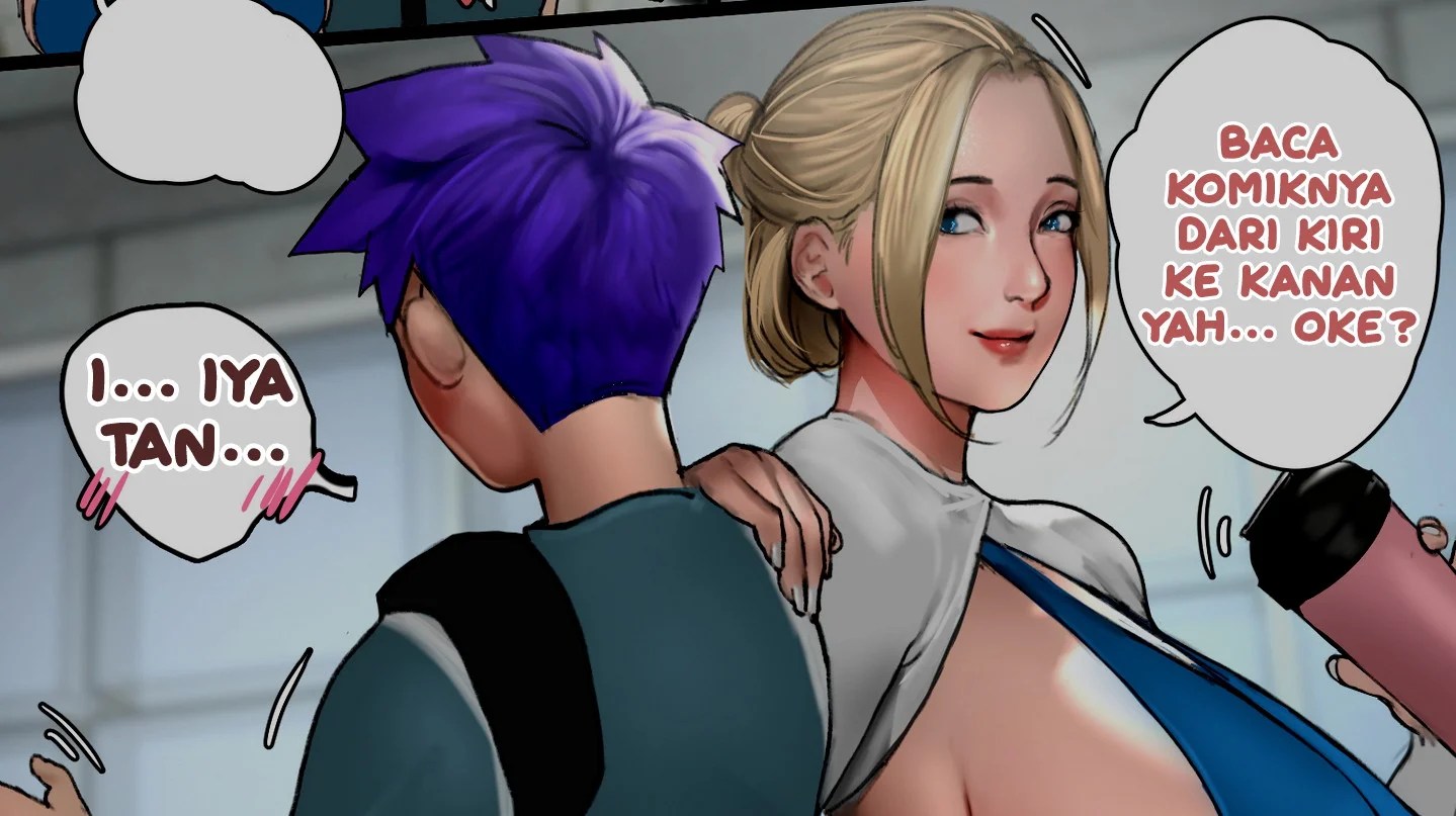 Lucy Gym Encounter : Tante Sexy Tutor cara Nge-Gym - Halaman 1