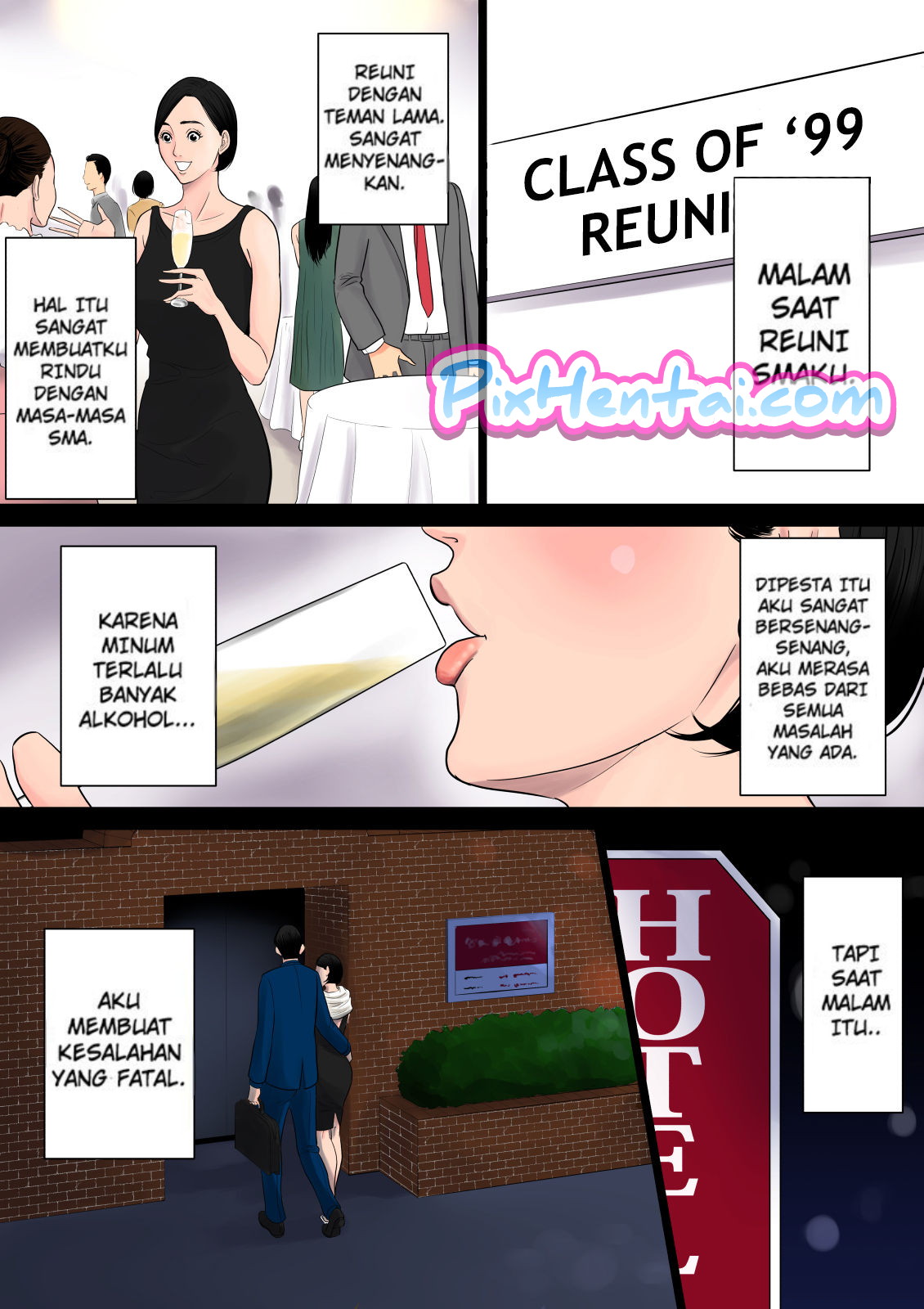 Ibu Muda Pemuas Birahi Tetangga - Halaman 1