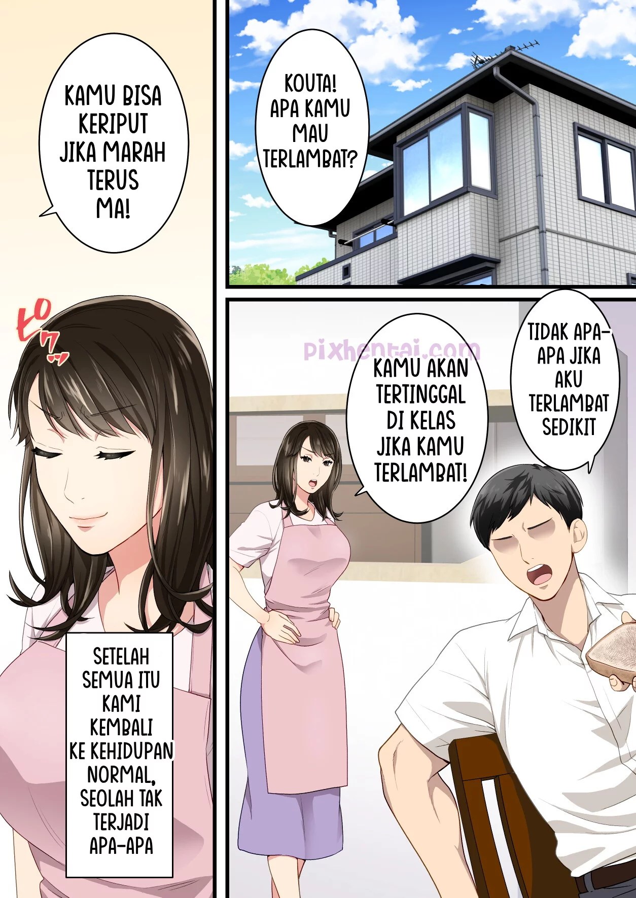 Naka no Warukatta Haha to Musuko ga Amaama Couple ni Naru made - Halaman 38