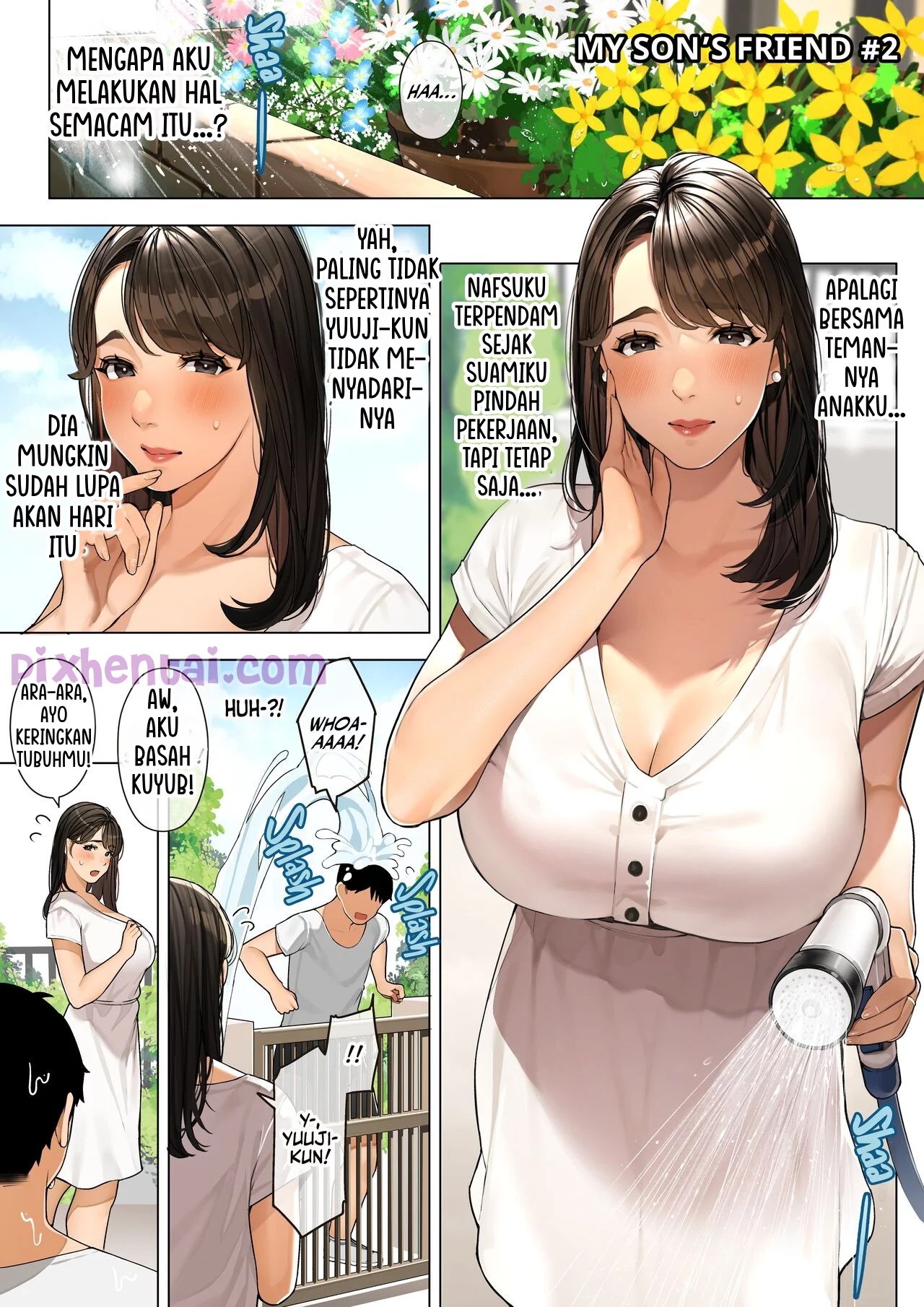 The Neighborhood Housewife “My Son’s Friend chapter 1–3 - Halaman 11