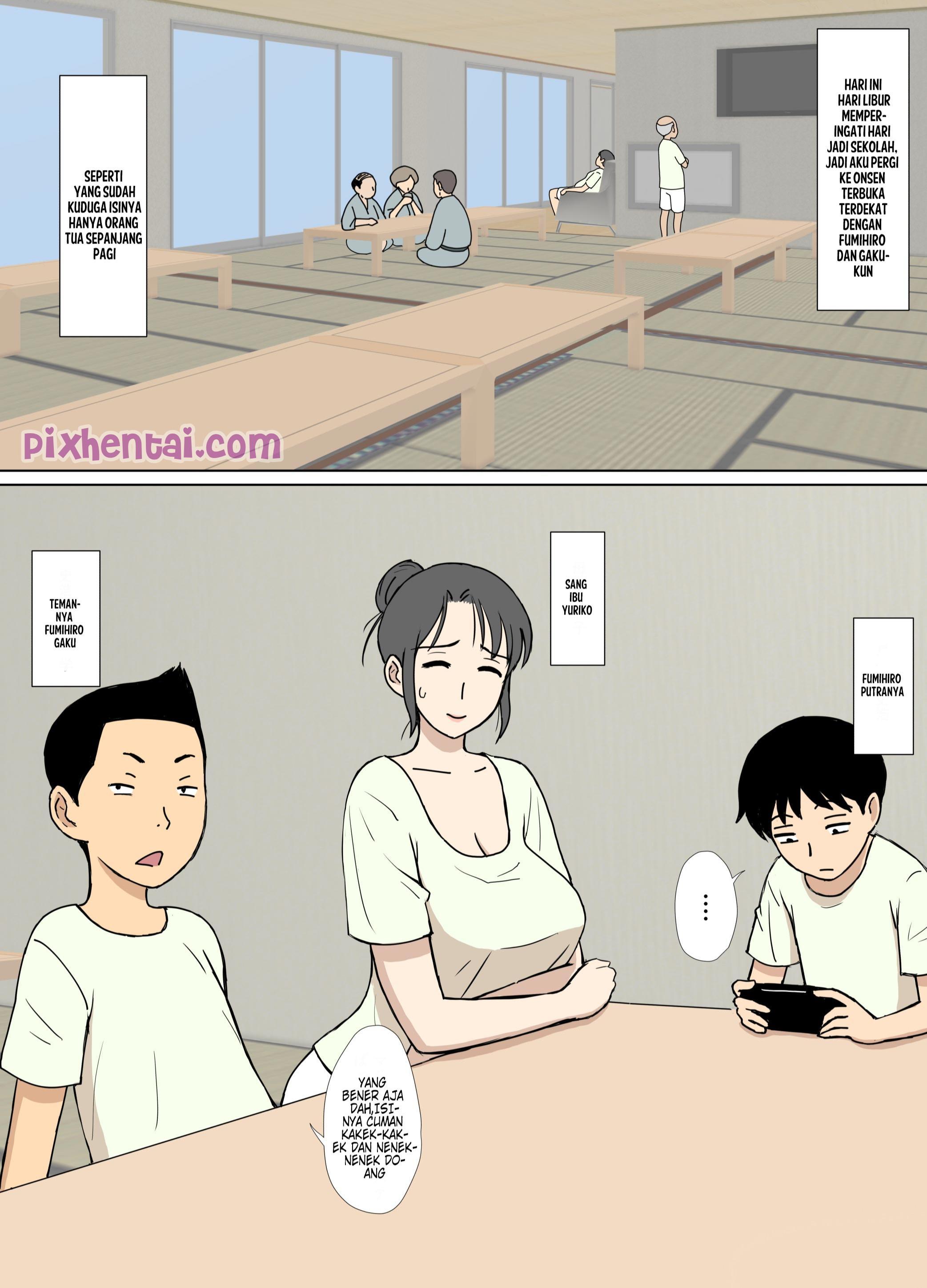 Groping My Friend’s Mom’s Tits at the Sauna - Halaman 2