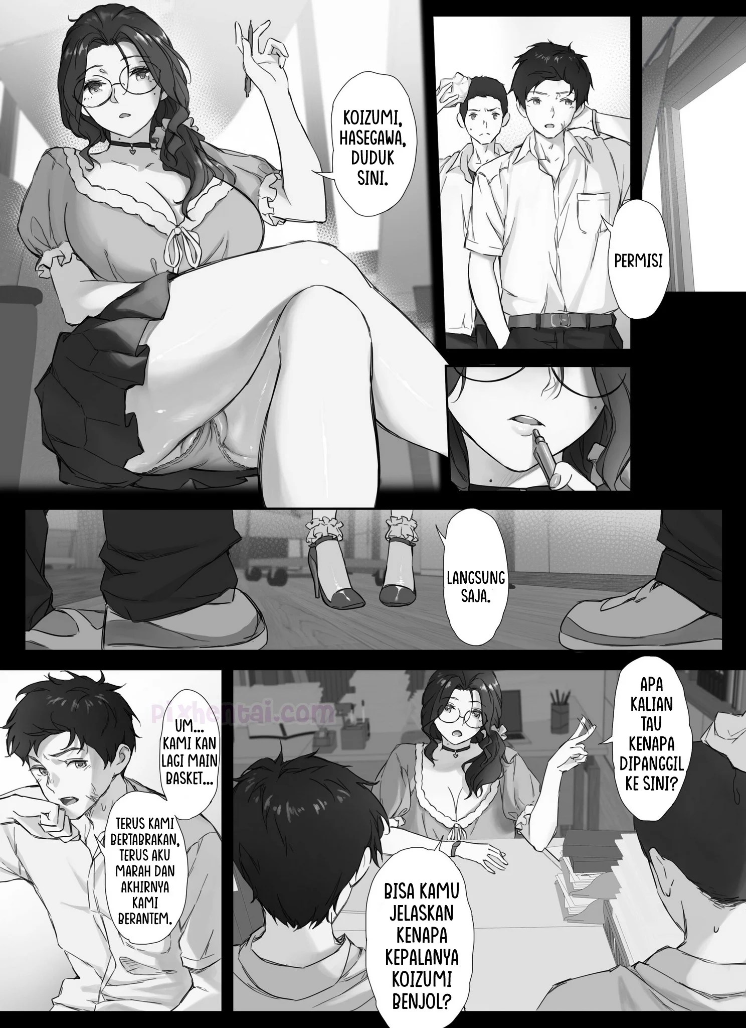 My Secret Relationship With My Huge-Boobed Teacher - Halaman 5