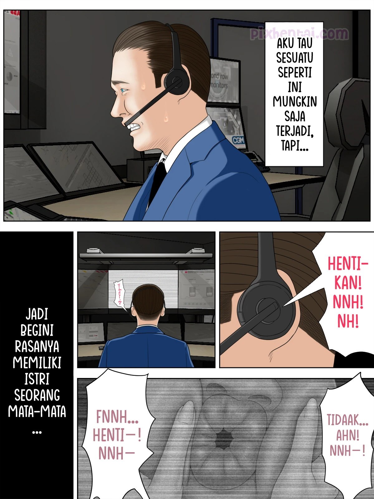 Hitozuma Spy to Mafia no Musuko 1 ~Kuro Gyaru Keisatsukan Hen~ - Halaman 1