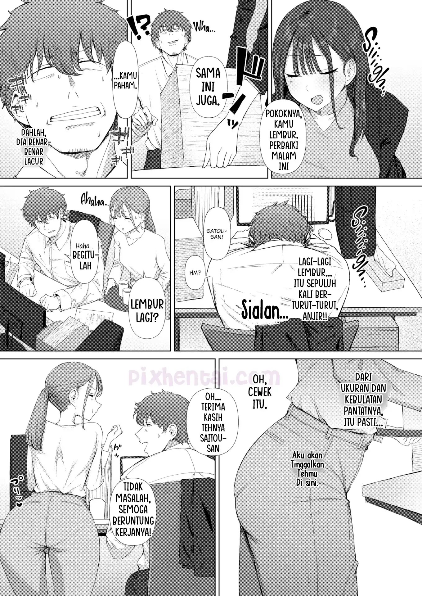 Blackmailing My Boss Using My Power To Recognize Women By Their Asses - Halaman 3