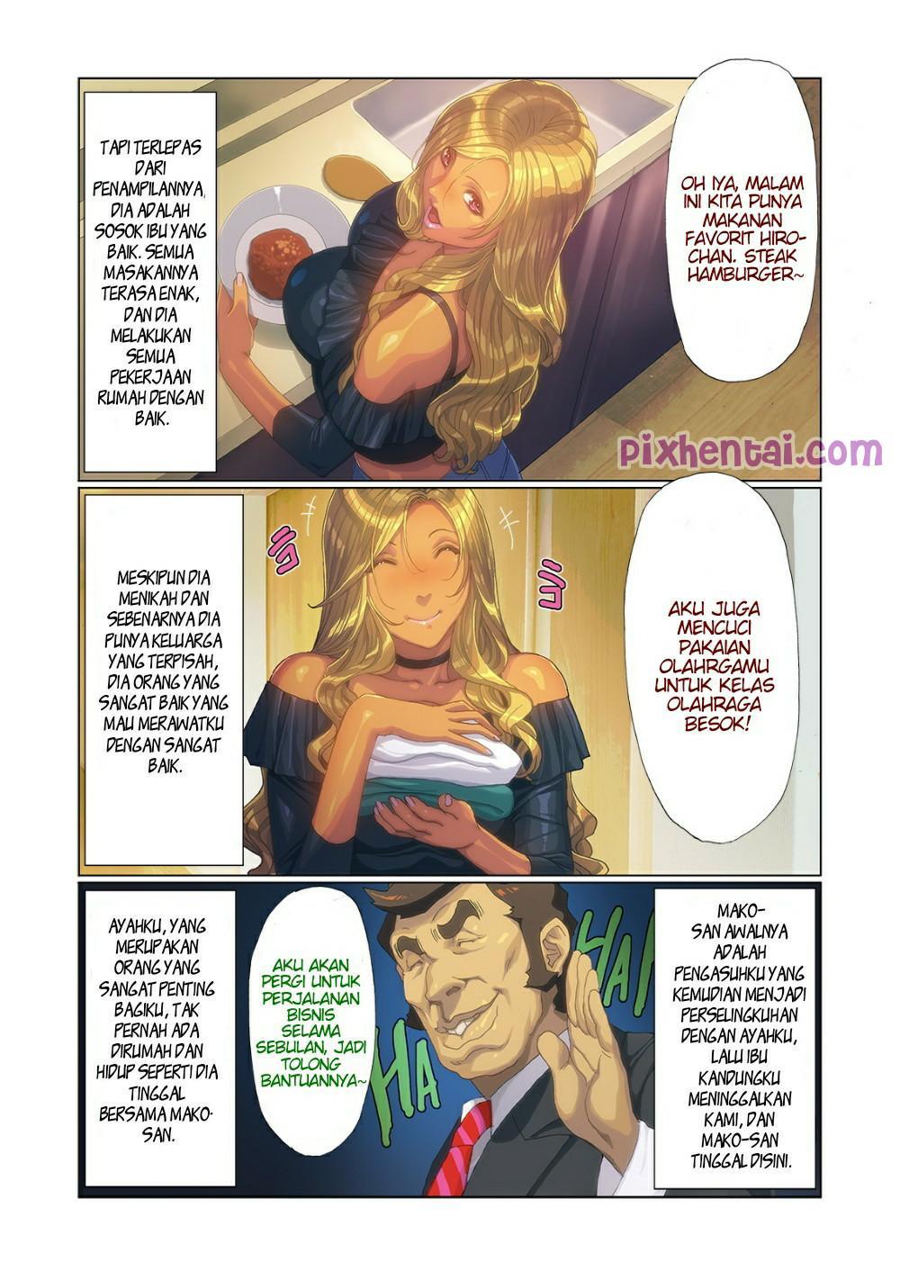 Mama Tiri Gyaru membangkitkan Gairahku - Halaman 3