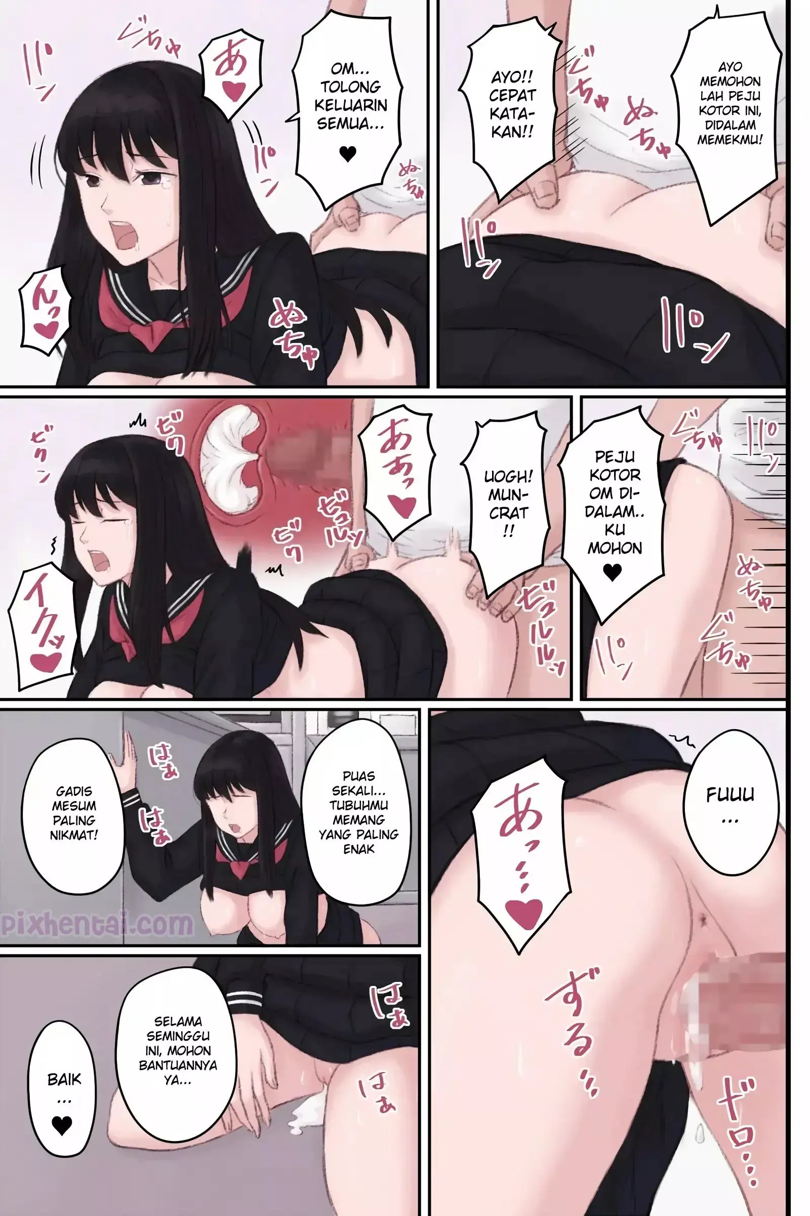 Petugas Kebersihan Sekolah Meniduri Siswi Perawan - Halaman 25