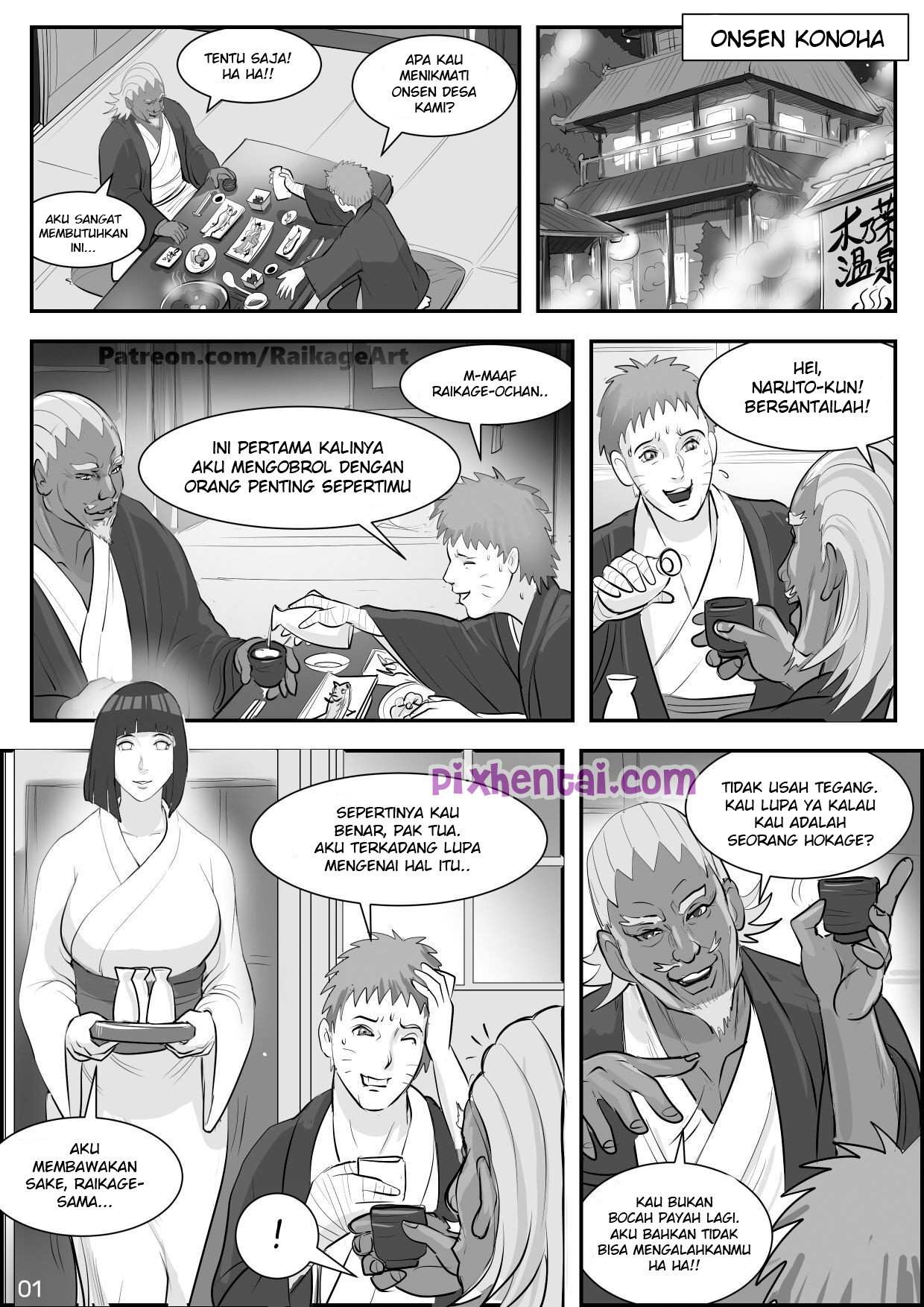 Hinata Dientot Penis Besar Raikage - Halaman 4