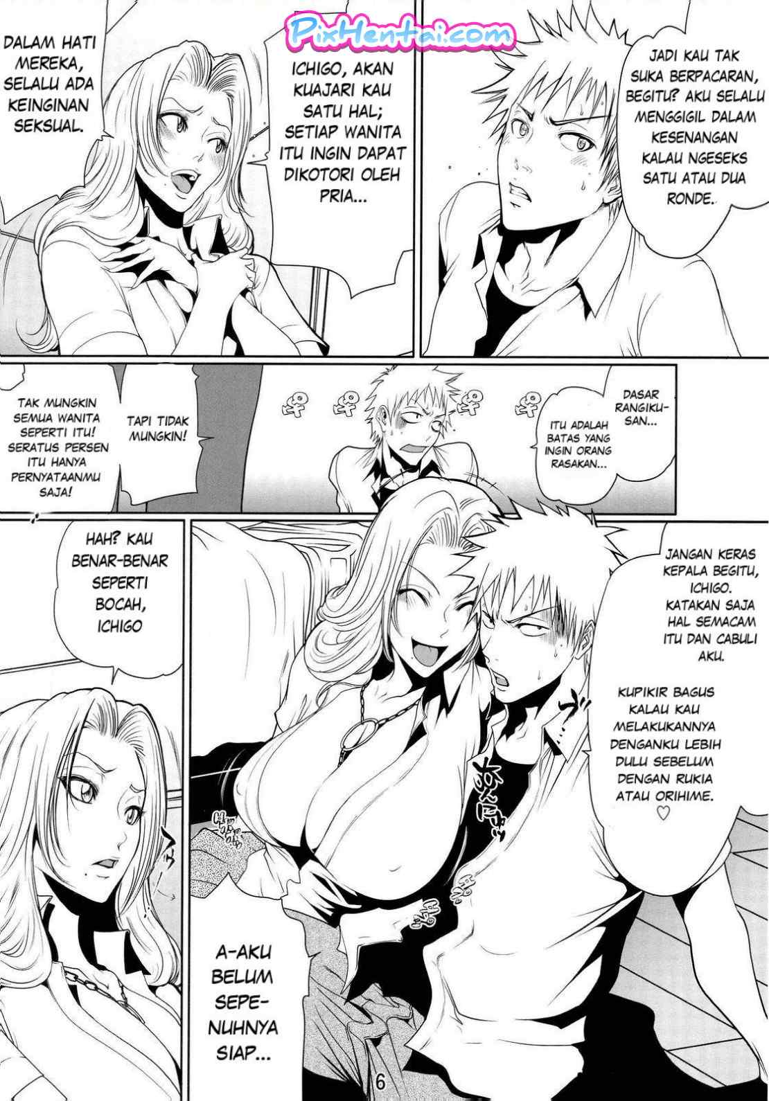 Rangiku dientot 3 Pria - Halaman 4