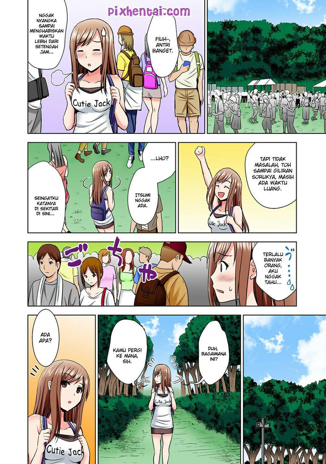 Keenakan Ngesex di Semak-semak - Halaman 11