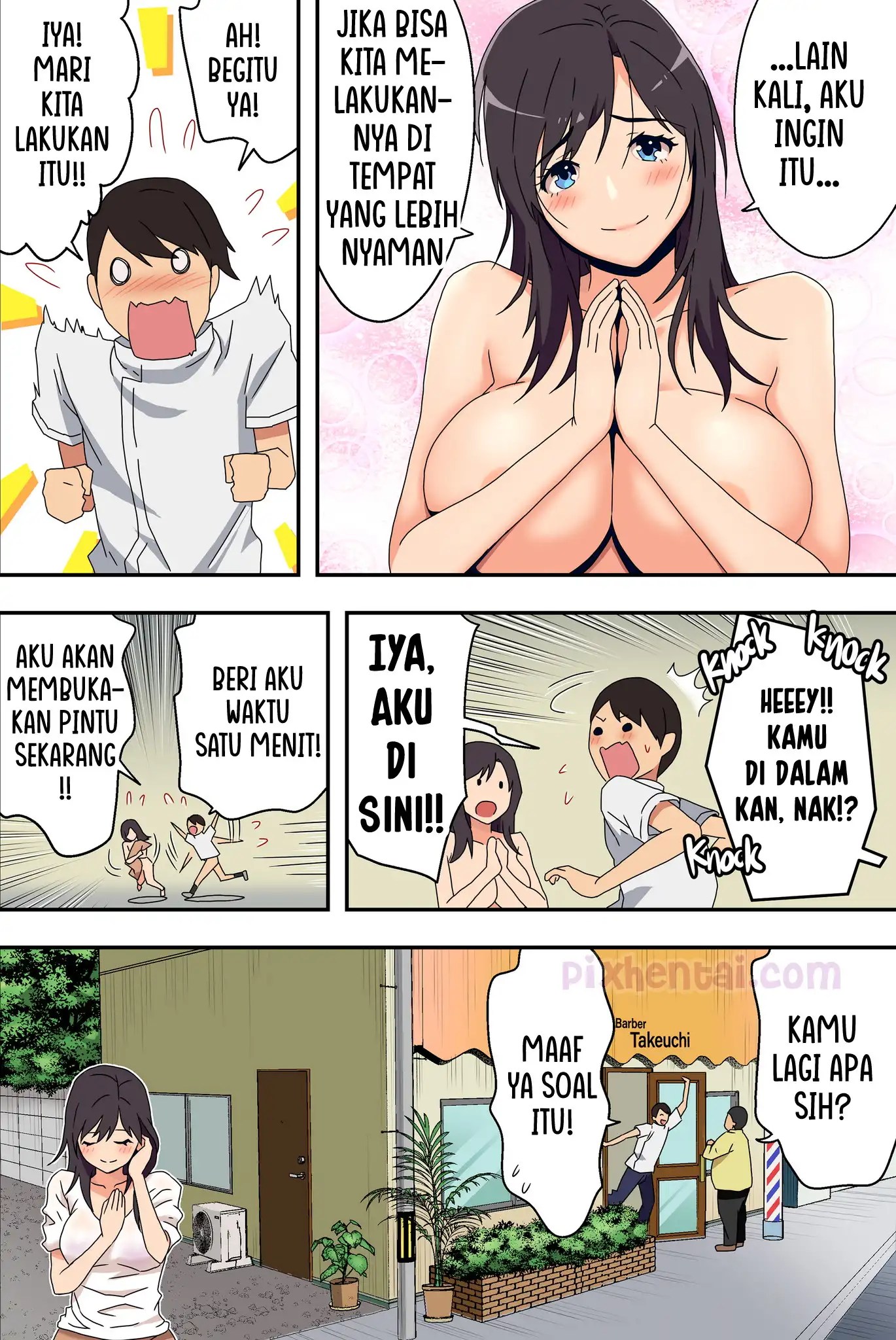 Barber Shop Fuck : Tukang Cukur Rambut Terangsang Body Janda Cantik - Halaman 62