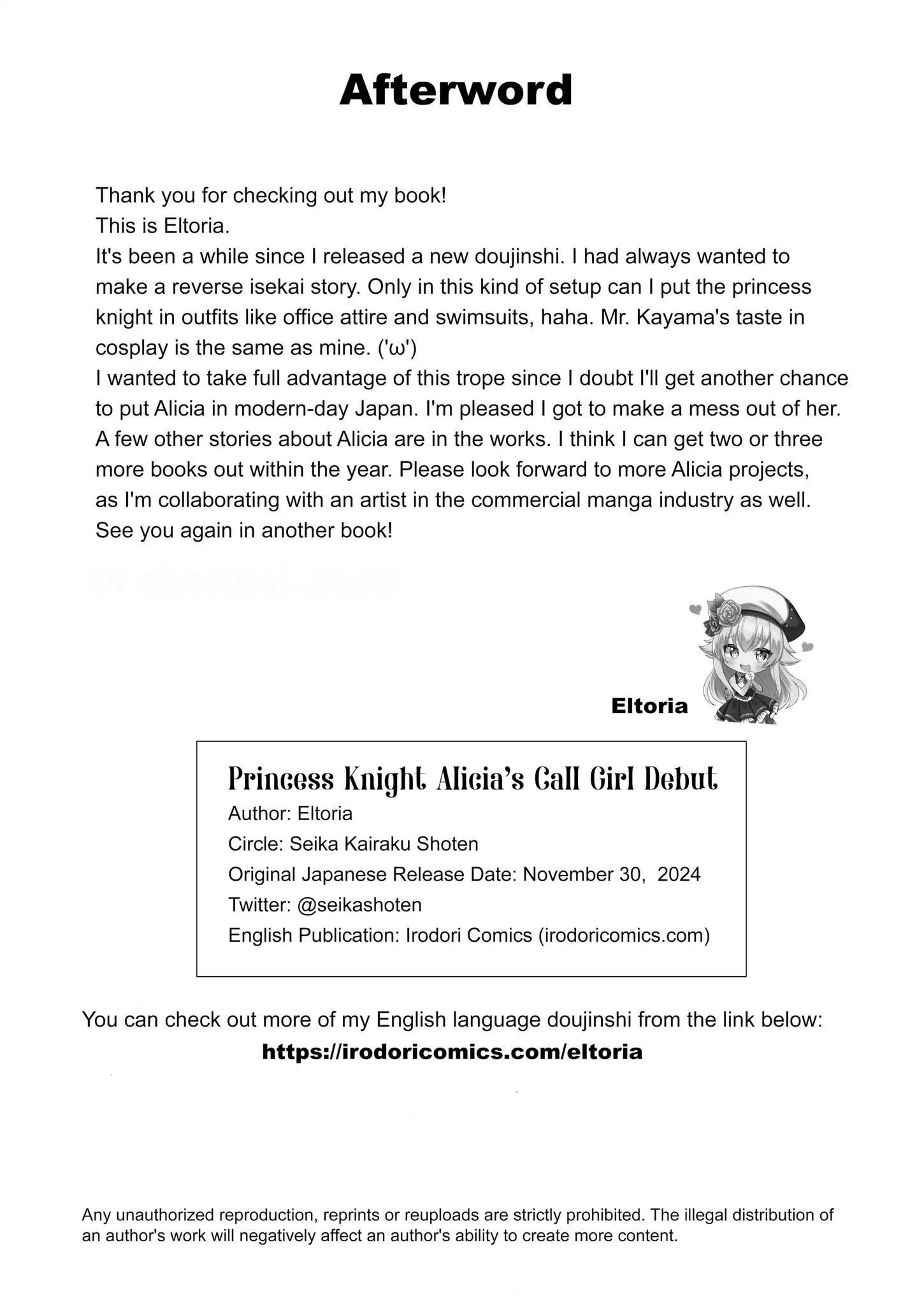 Fuuzokujou Tensei ~Hime Kishi ga Genjitsu Sekai ni Tensei Shitara Fuuzokujou ni Natteita Ken~ - Halaman 38