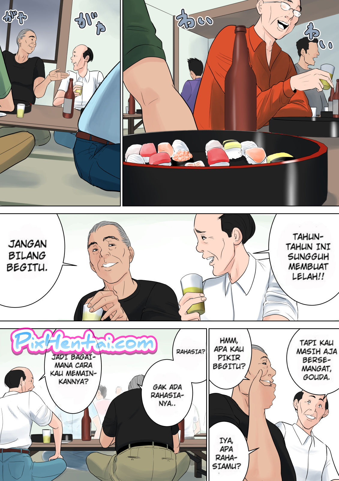 Digangbang Suami dan Temannya - Halaman 1