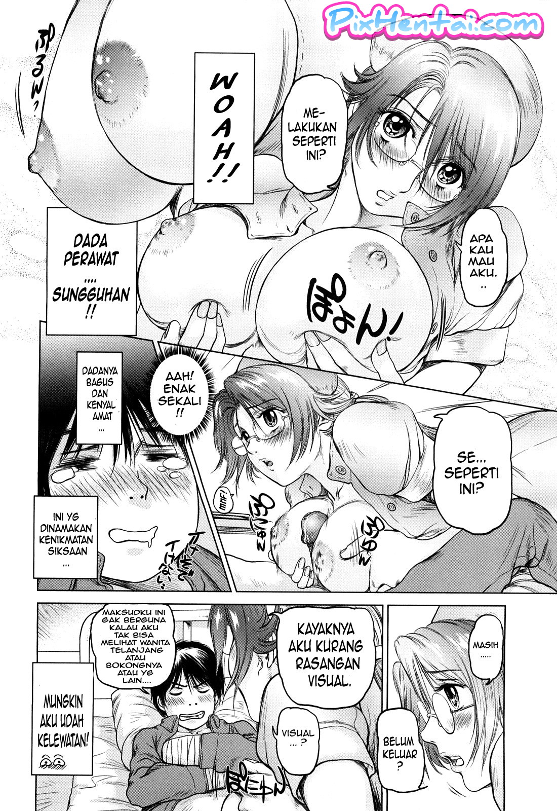 Suster Semok yang Polos (Ama-i Nyuuin Seikatsu Ch.1) - Halaman 11