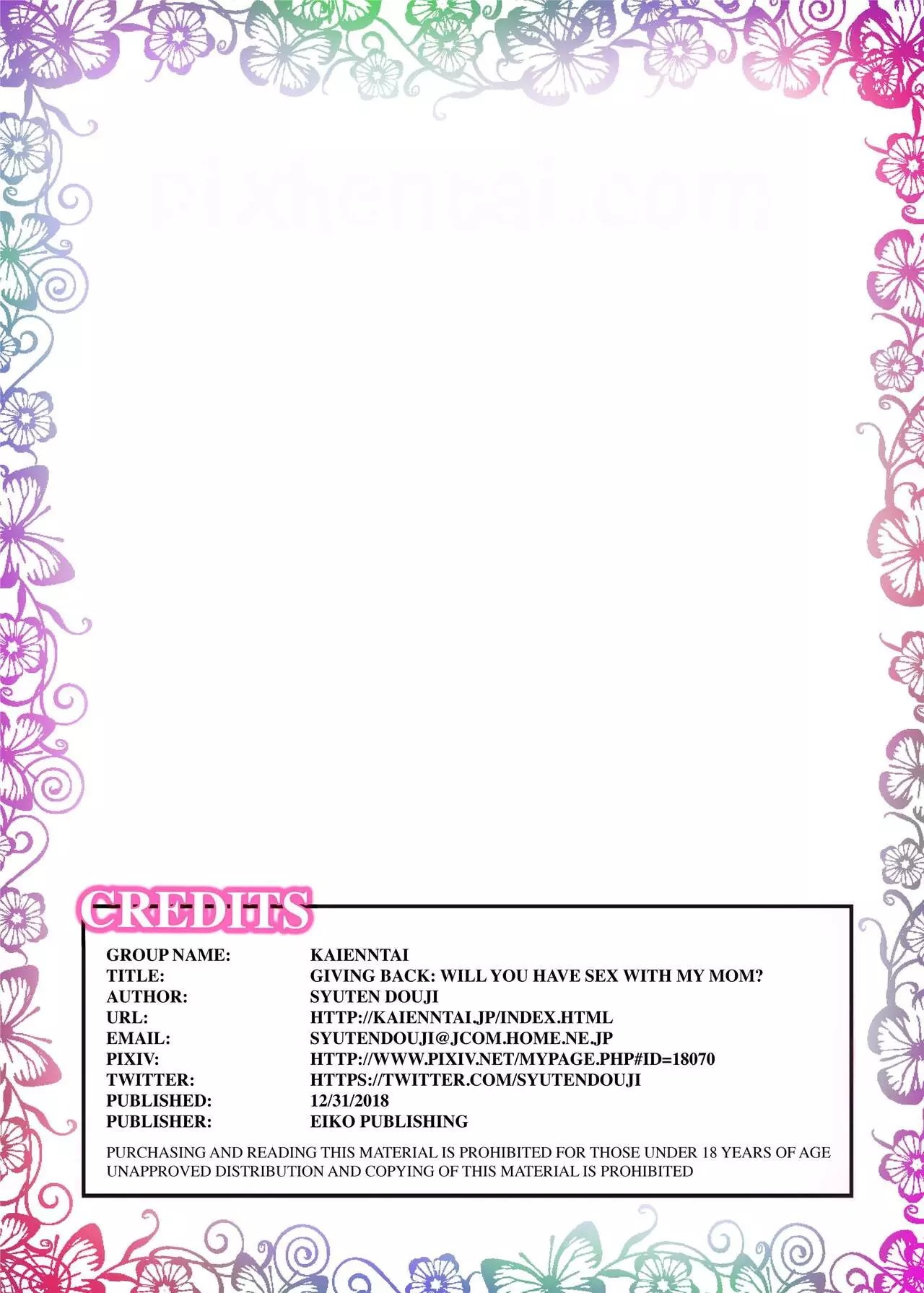 Giving Back : Will You Have Sex With My Mom? - Halaman 41