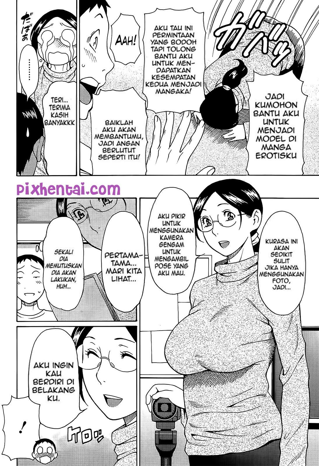 Menjadi Model Manga Erotis - Halaman 4
