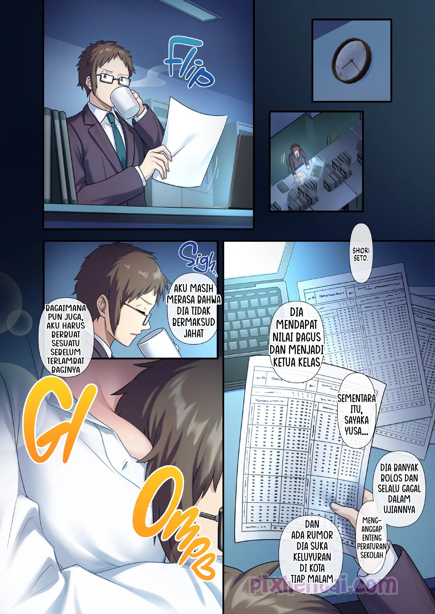 Seduced by My Busty Student - Halaman 8