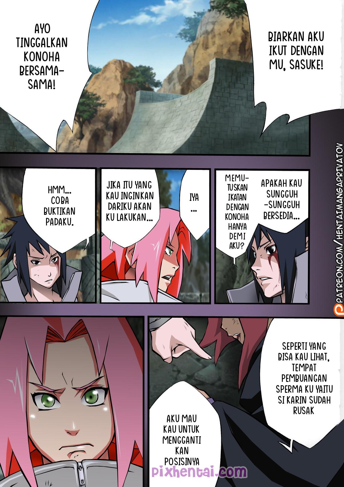 NARUTO : Sakura Rela Dientot Sasuke - Halaman 3