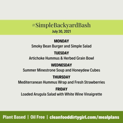 Whole food plant based meal plans (archives) clean food dirty girl