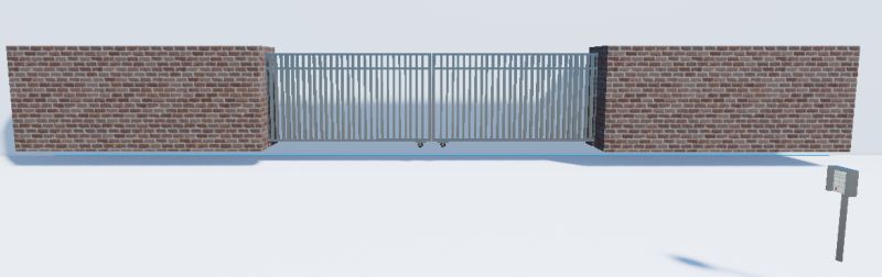 Animated Gate System Clearly Development - City Texture Collection - Full HD Quality