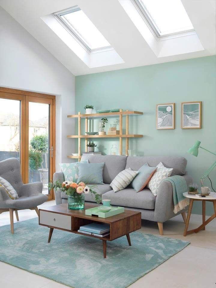 Du salon à la chambre, en passant par . Decoration Vert Celadon Blog Deco Clem Aroundthecorner