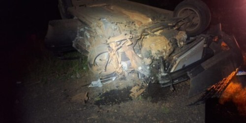 Motorista dorme ao volante e provoca acidente na SC-155